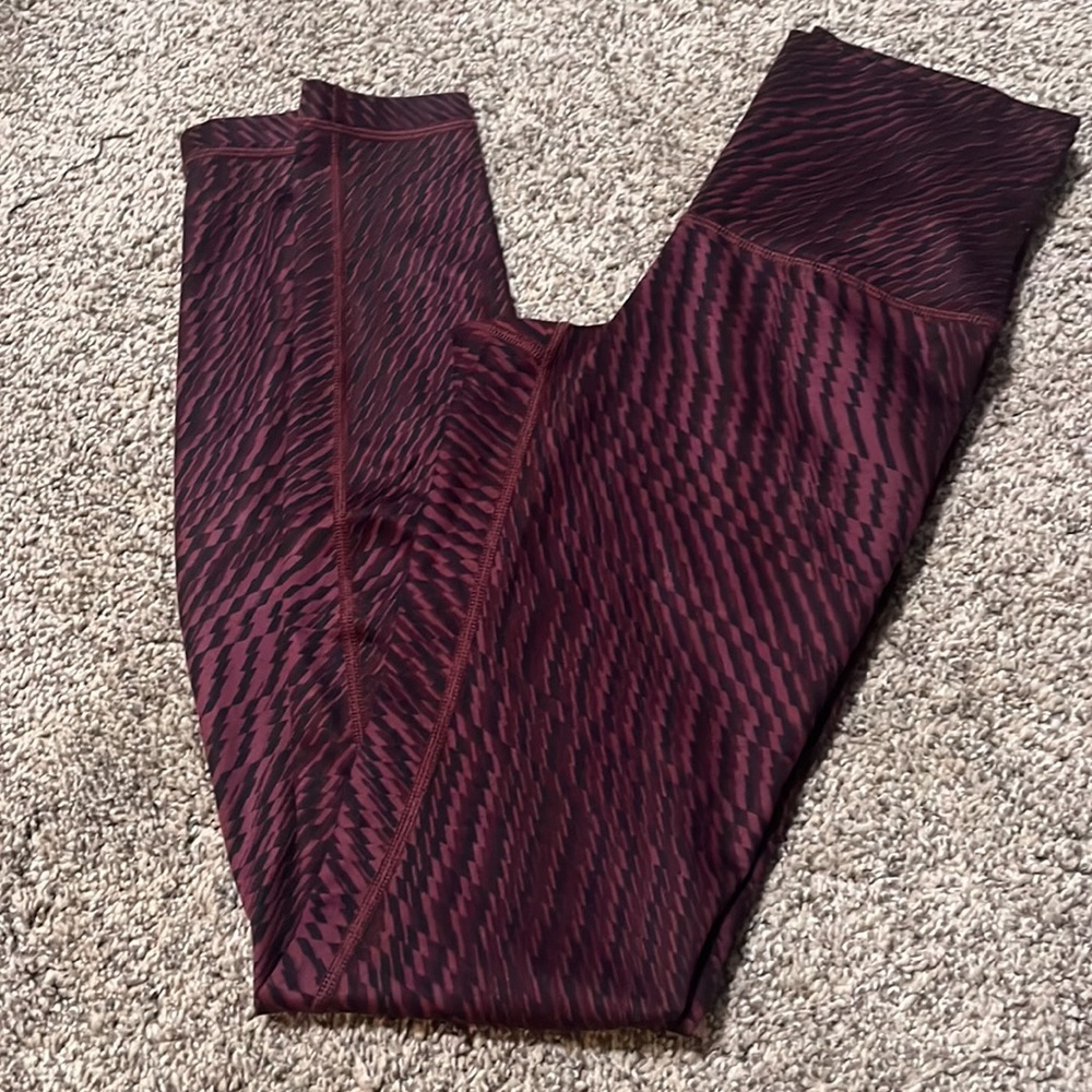 Stylish Burgundy Leggings